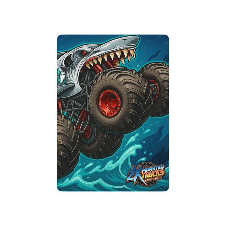 Shark Bite Monster Truck Playing cards