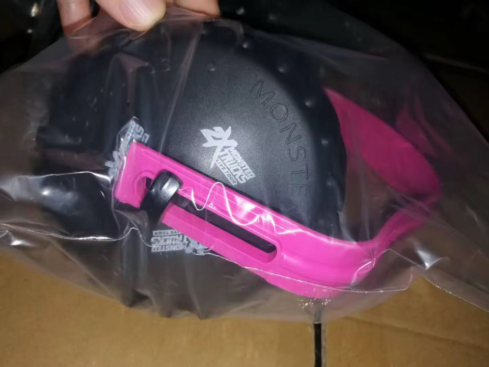 2X Monster Trucks Monster Truck Earmuffs Pink