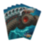 Shark Bite Monster Truck Playing cards