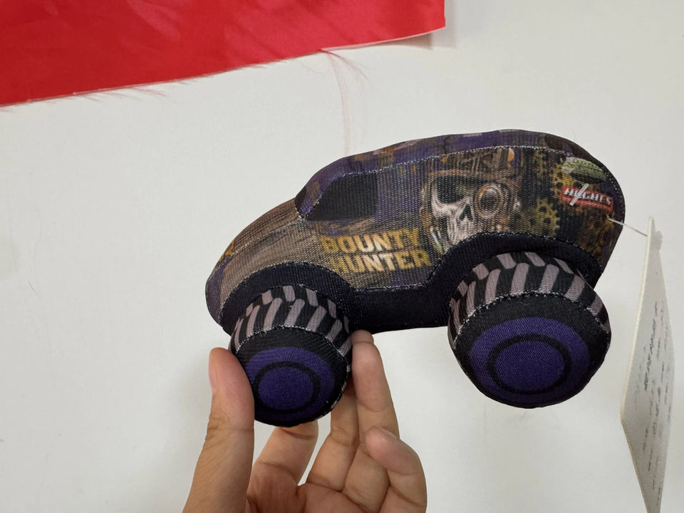 2X Monster Trucks Plush Toys Bounty hunter