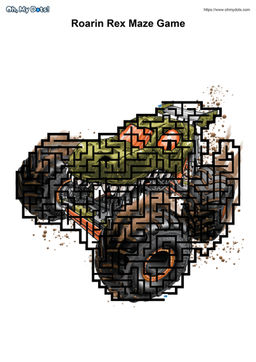 Free Monster Truck Maze Game Roarin Rex