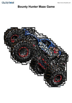 Free Monster Truck Maze Game Bounty Hunter